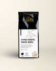 50g pack of organic white tea leaves from China, by The Tea House