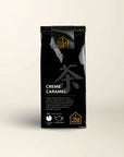 100g pack of black tea flavoured with caramel and vanilla, from The Tea House