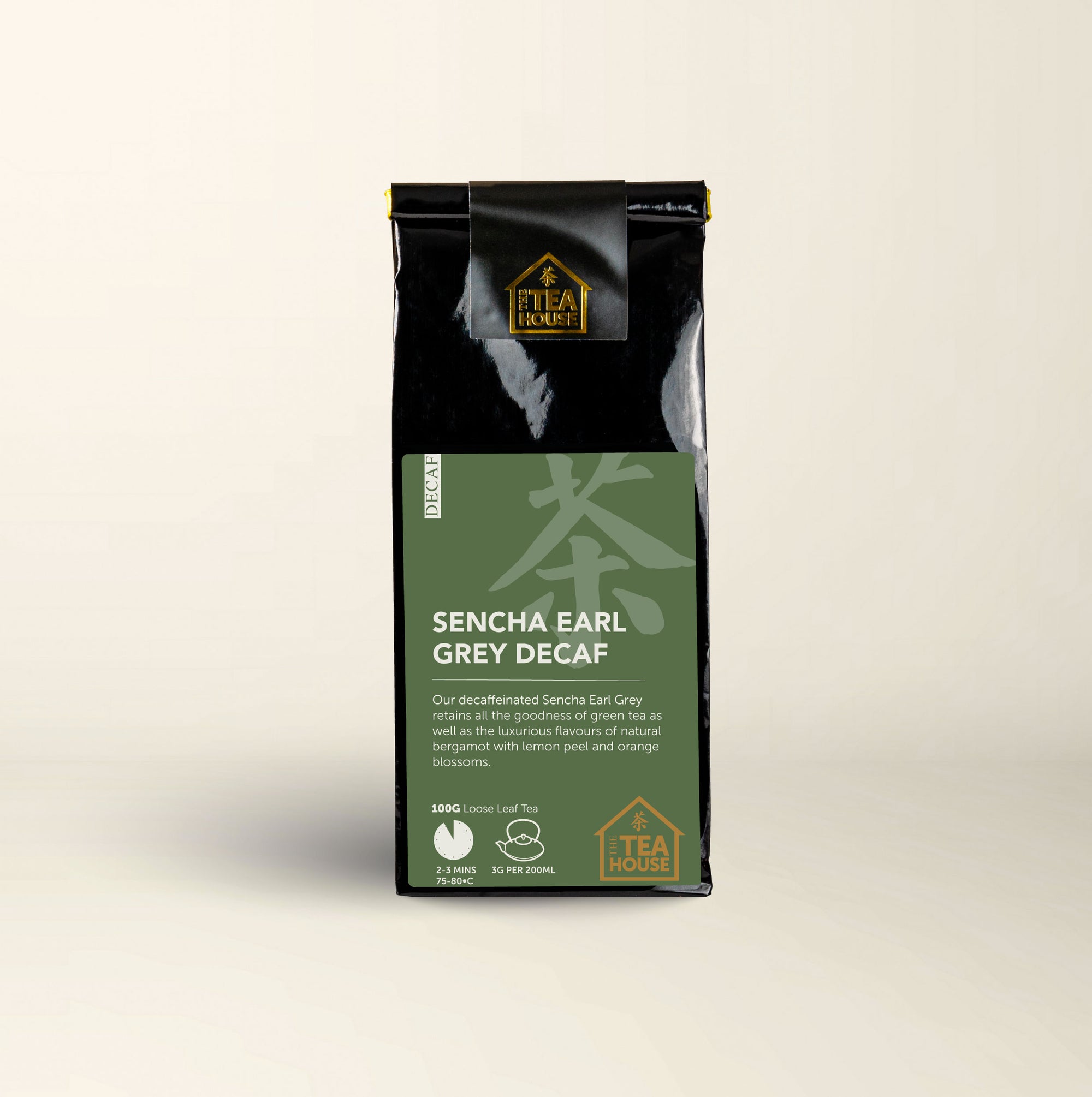 Sencha Earl Grey Decaffeinated Green Tea
