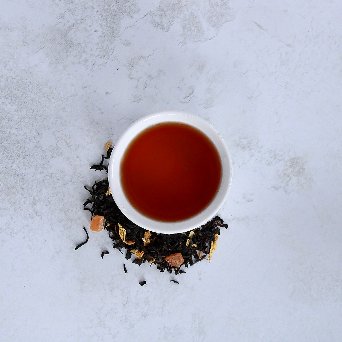 Mango Tea with Flowers
