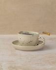 Tea Infuser Sieve with Bamboo Handle
