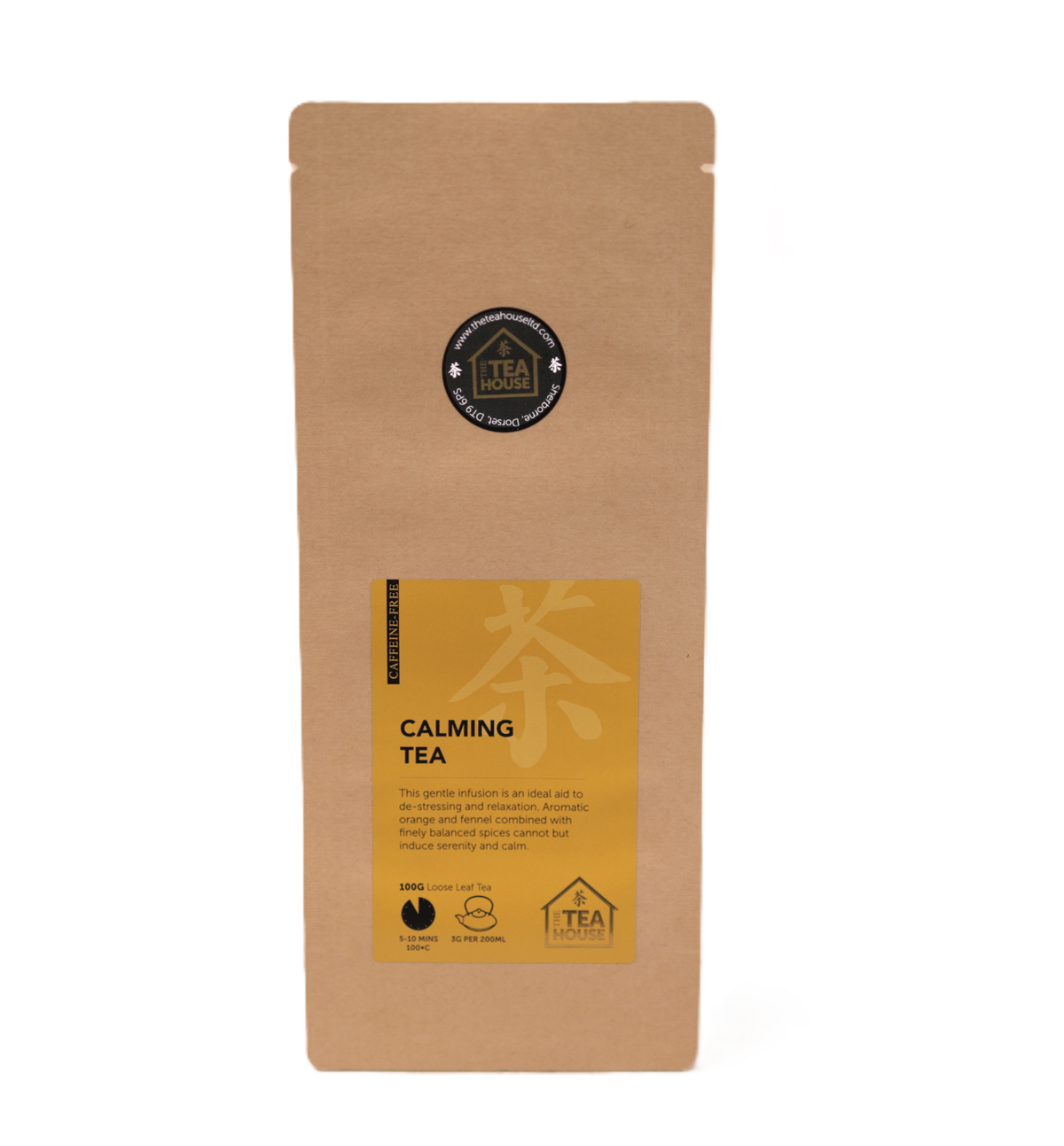 100g pack of ayurvedic aromatics and spices blended to induce a sensation of calm wellbeing, by The Tea House.