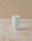 Ceramic durable small tea cup with pretty design in 45ml or 70ml size, by The Tea House