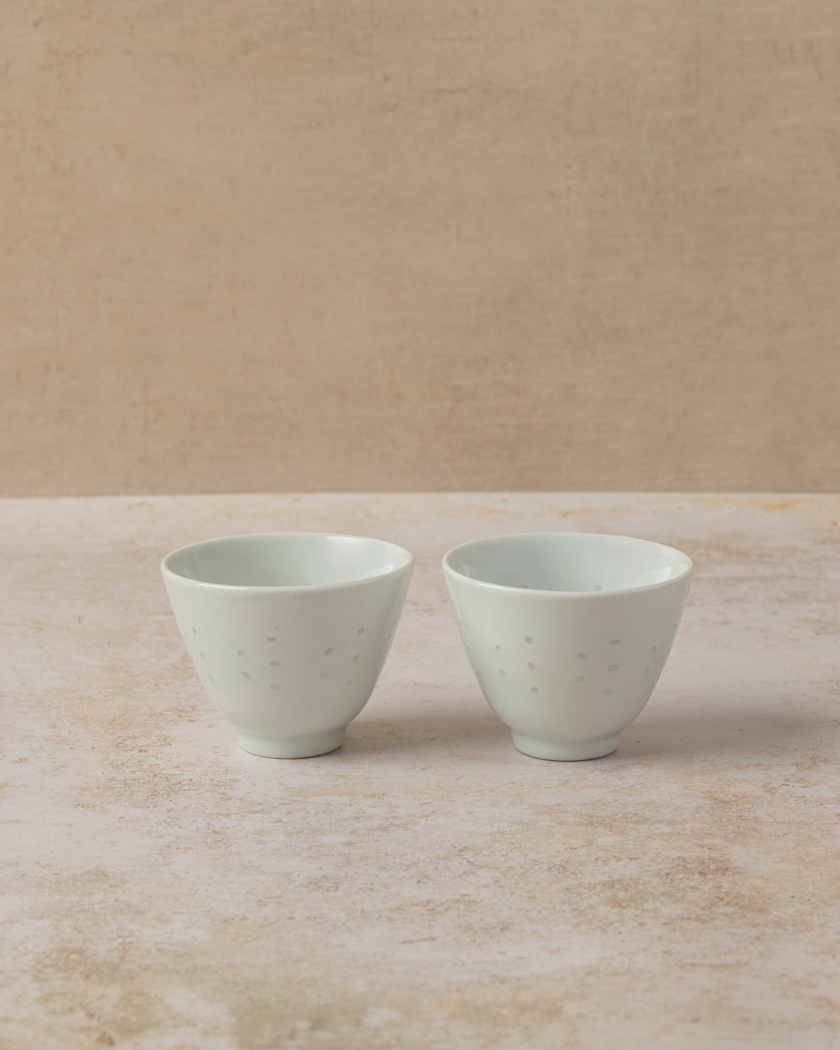 Ceramic durable small tea cup with pretty design in 45ml or 70ml size, by The Tea House