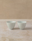 Ceramic durable small tea cup with pretty design in 45ml or 70ml size, by The Tea House