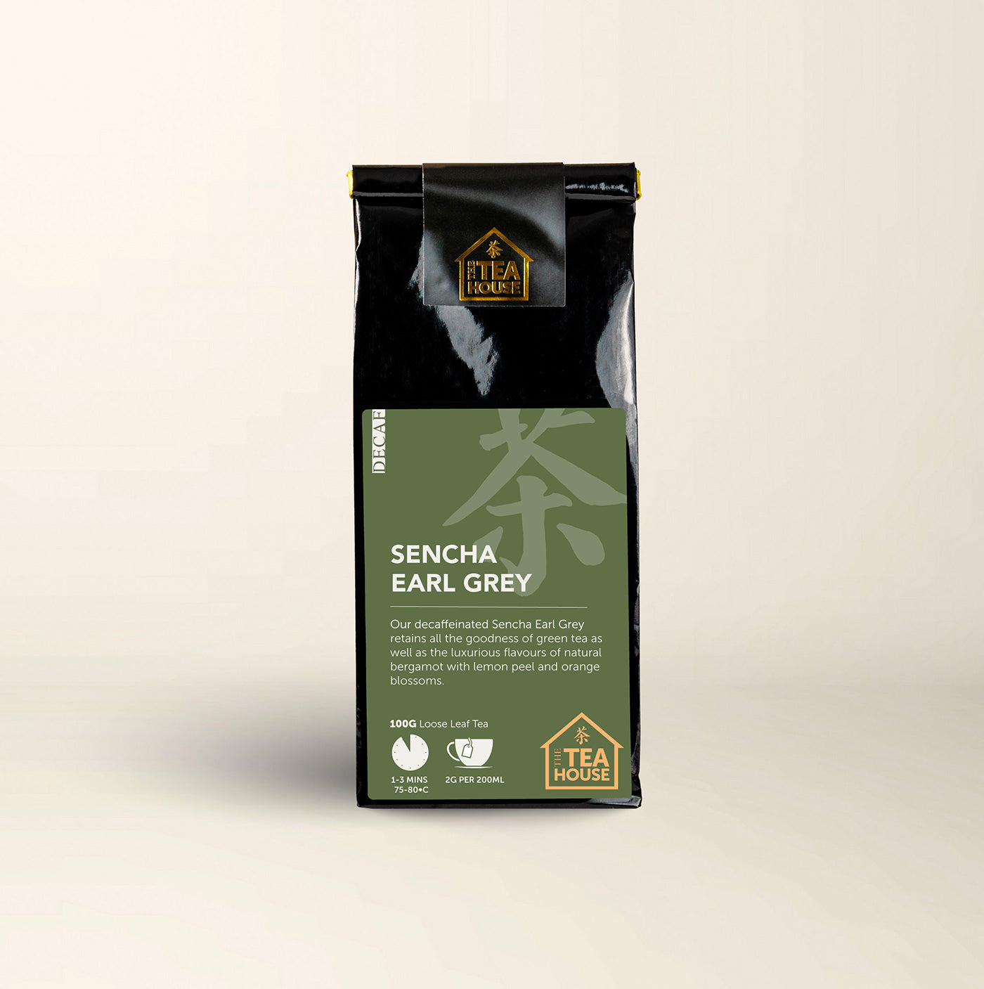 Sencha Earl Grey Decaffeinated Green Tea