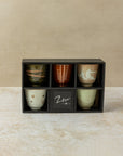 Japanese Ceramic 5 Cup Set