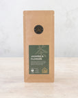 100g pack of green tea with jasmine flowers, by The Tea House