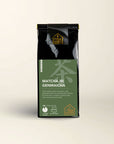 50g pack of organic green tea with roasted rice and matcha powder, by The Tea House