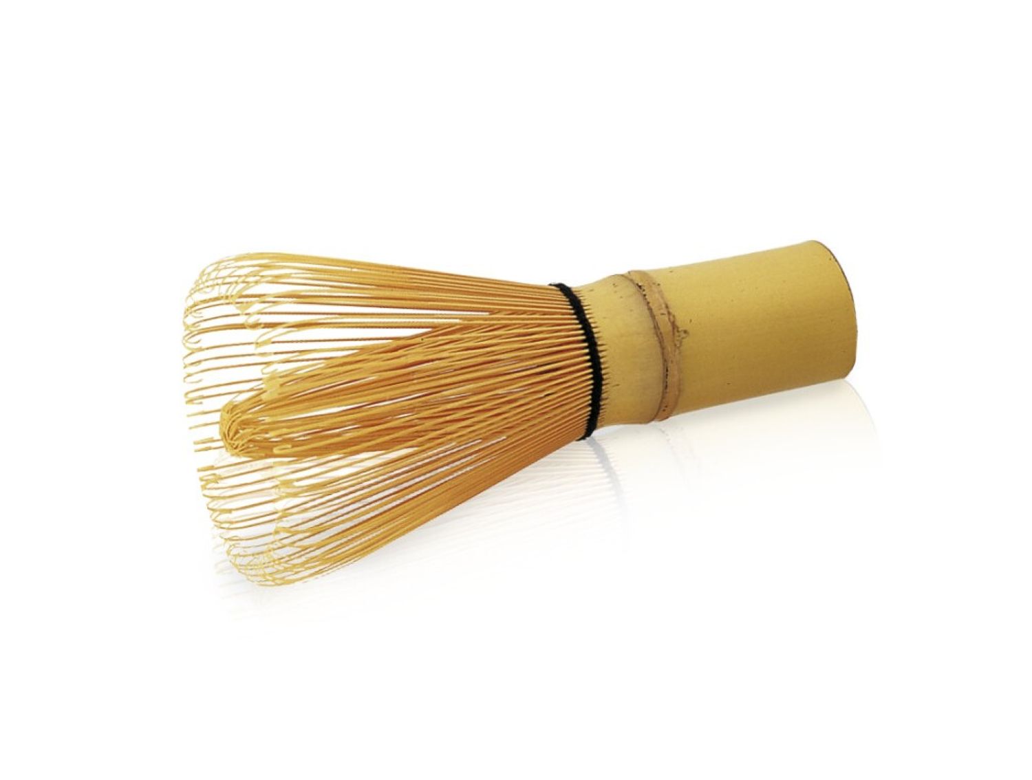 Japanese bamboo matcha whisk for authentic matcha making.