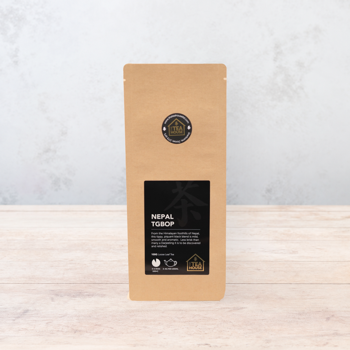 100g pack of Nepal loose leaf black tea, by The Tea House