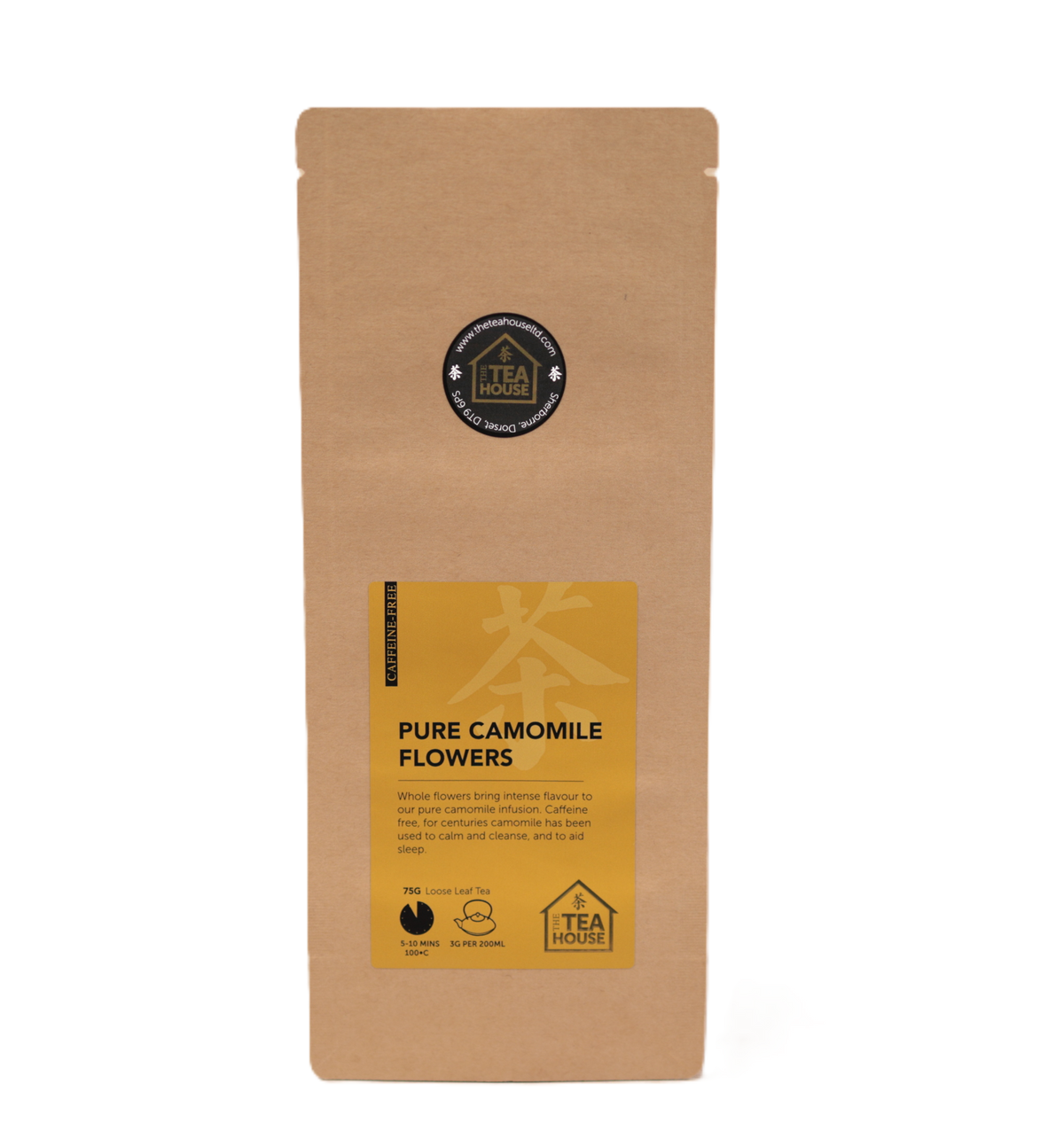 Pure Camomile Flowers Herbal Tea pouch