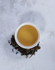 Goji and pomegranate green tea blend