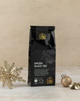 100g pack of black tea flavoured with warming spices, from The Tea House