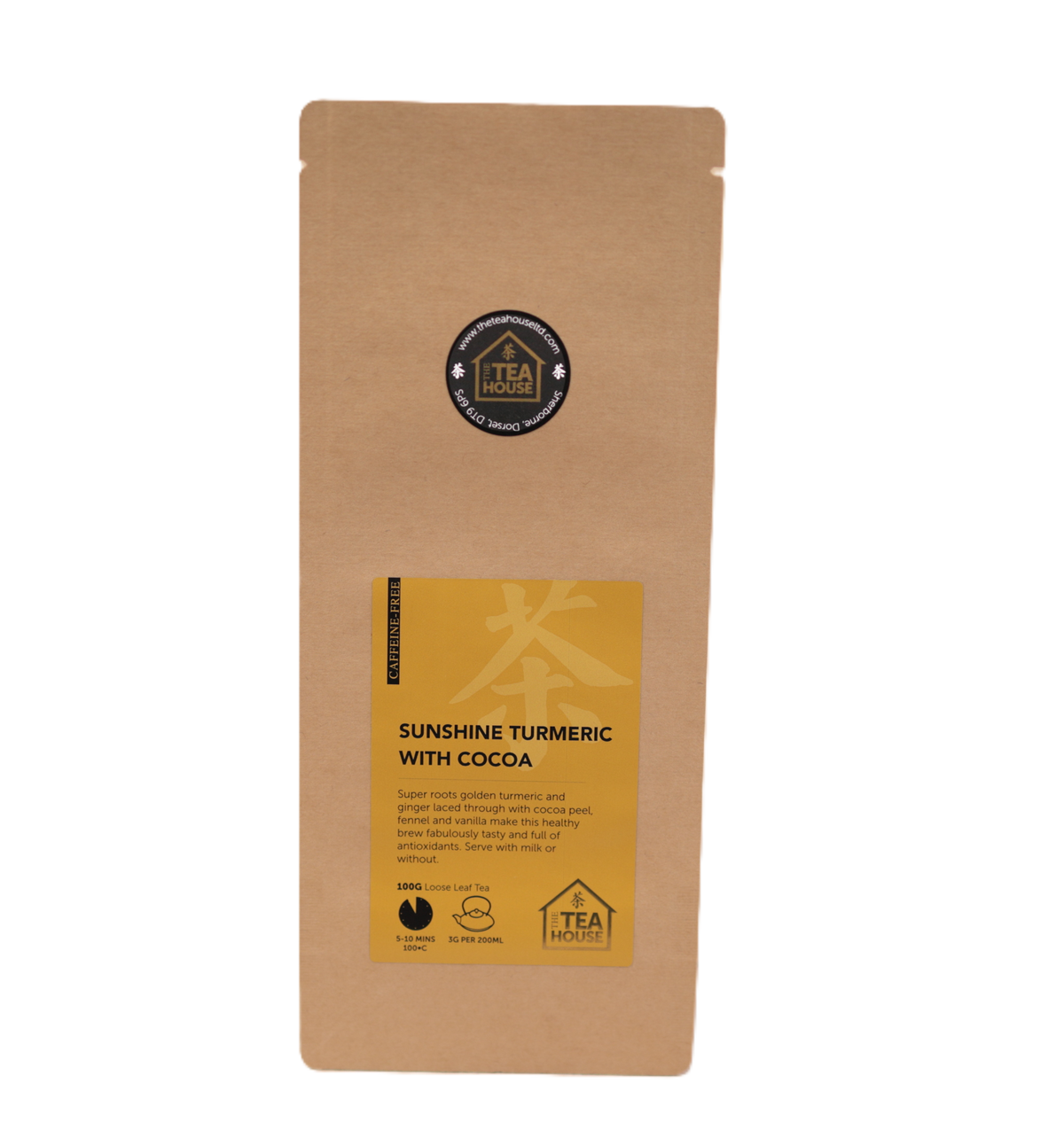 Sunshine Turmeric with Cocoa Herbal Tea pouch