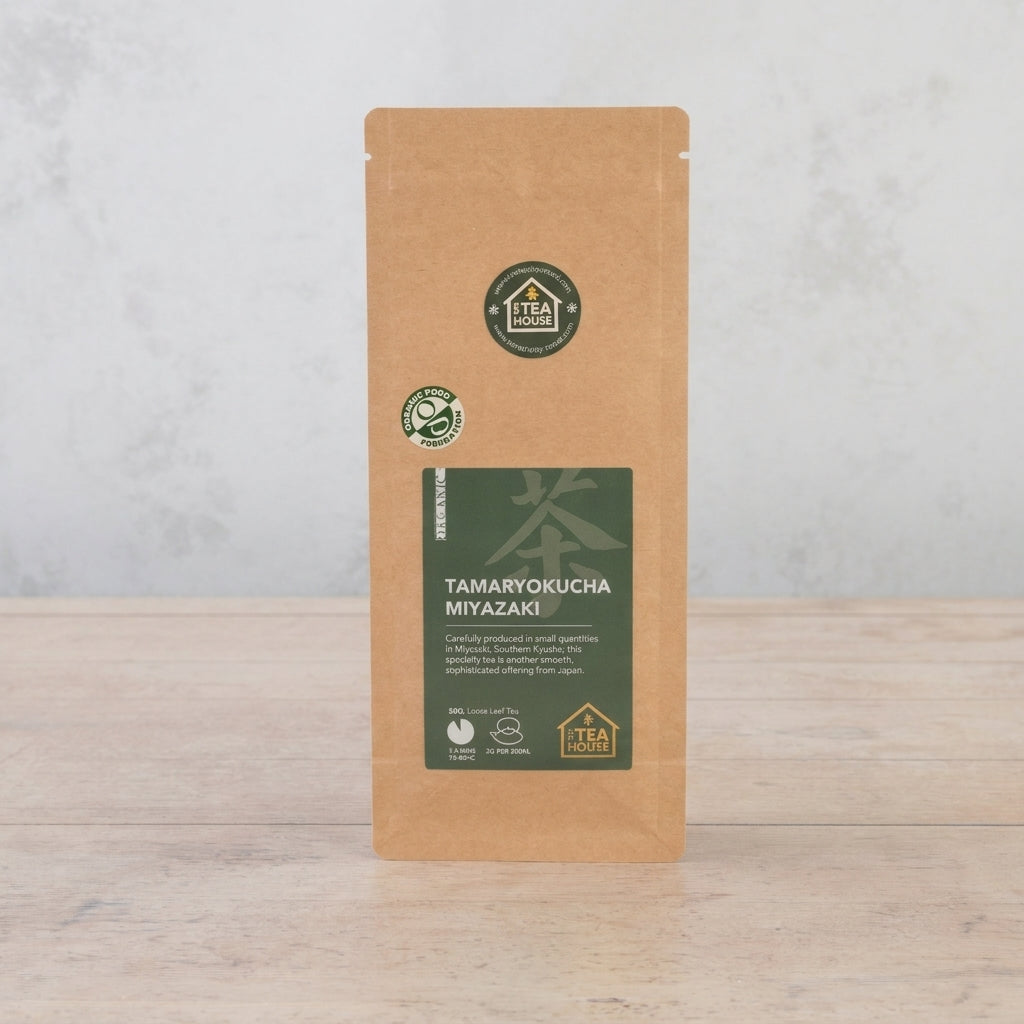 50g pack of Japanese Tamaryokucha green tea, by The Tea House