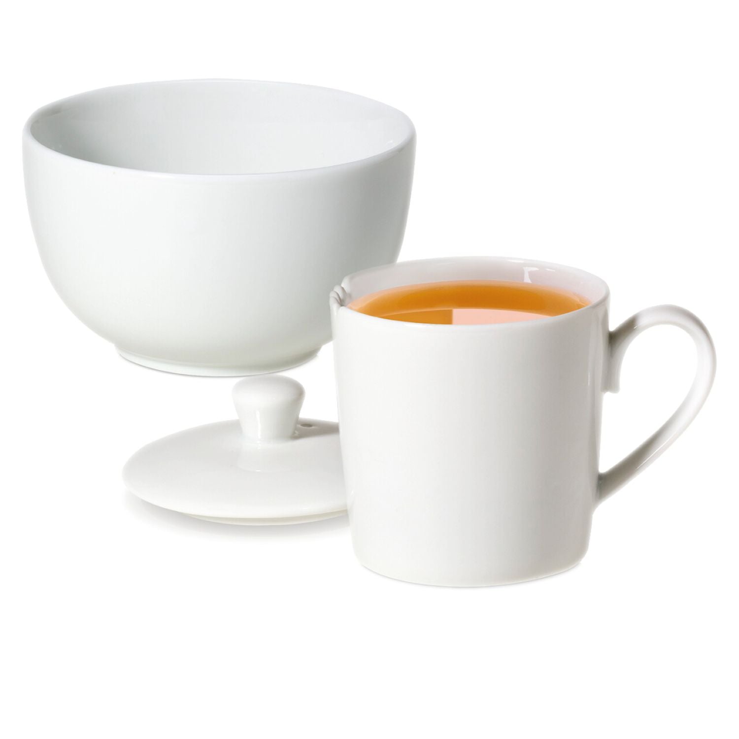 Three-piece porcelain set tea tasting set