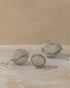Stainless steel tea ball filters and chains in three sizes, by The Tea House 