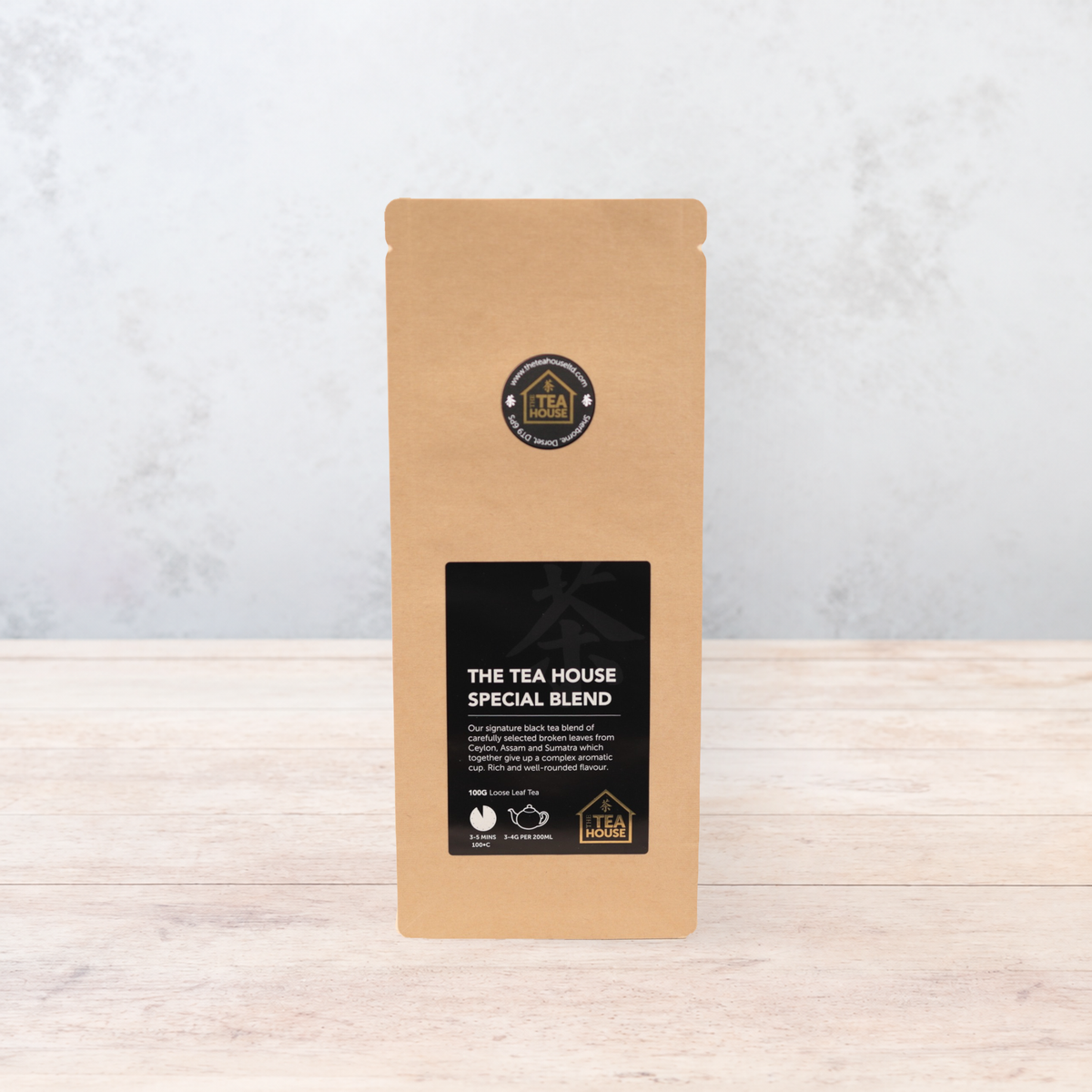 100g pack of Tea House Special Blend loose leaf black tea, by The Tea House