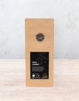 100g pack of black tea flavoured with wild cherry pieces, from The Tea House