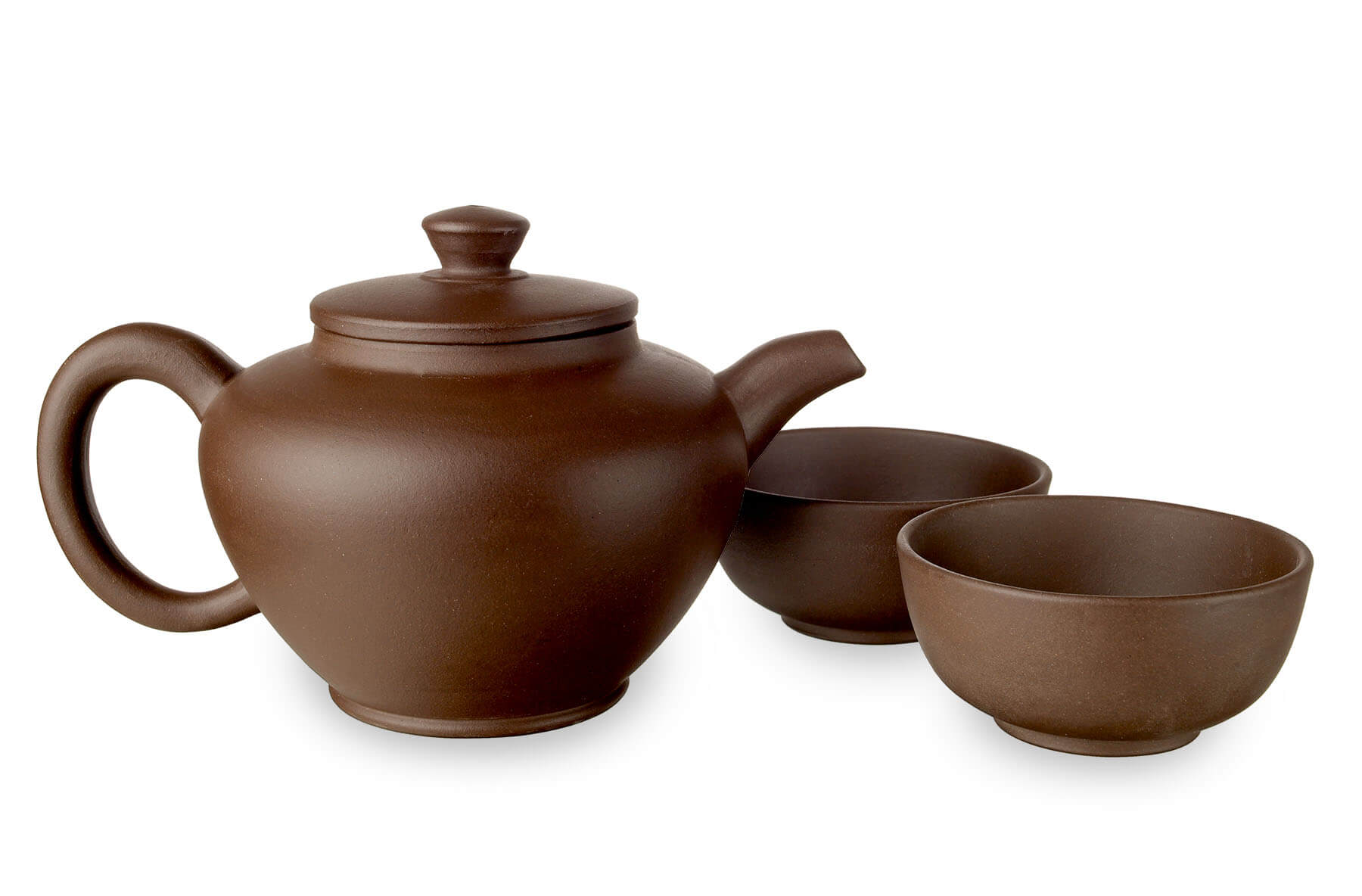 Dalian teapot hand-sculpted in the famous purple clay of Yixing, China, 250 ml